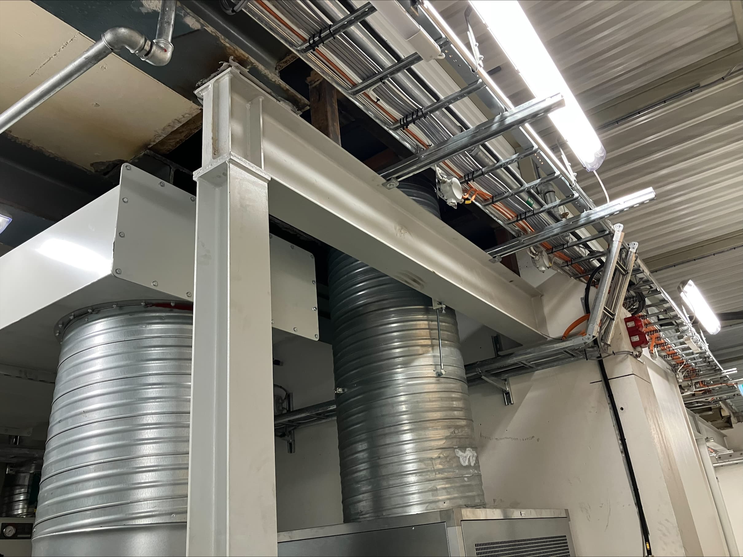 Reconstruction for new grinding line