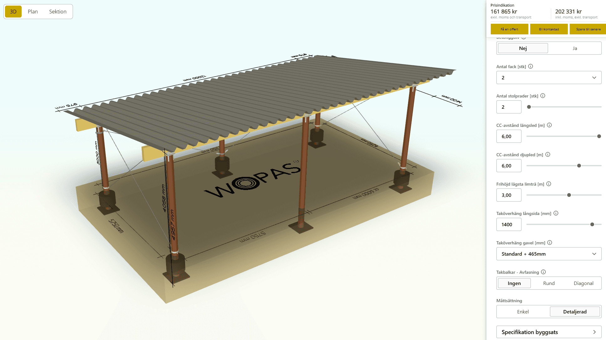 Sales configurator, Wopas